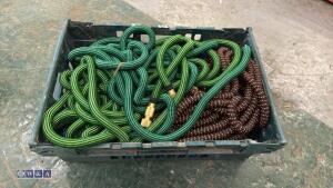 Tray of expandable garden hoses - 3