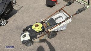 RYOBI petrol rotary mower c/w collection box - 2