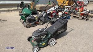 WEBB petrol 16'' rotary mower c/w collection box