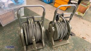 2 x PEDAL VERVE hose reels (approx 25m) - 4