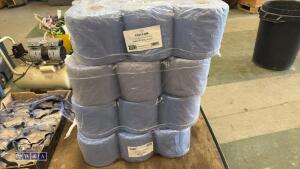 4 x 6 rolls of 2 ply blue roll