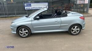 2004 PEUGEOT 206 CC 5-speed manual petrol convertible coupe car (YN04 YKU)(MoT 31st January 2027)(V5, MoT & other history in office) - 2