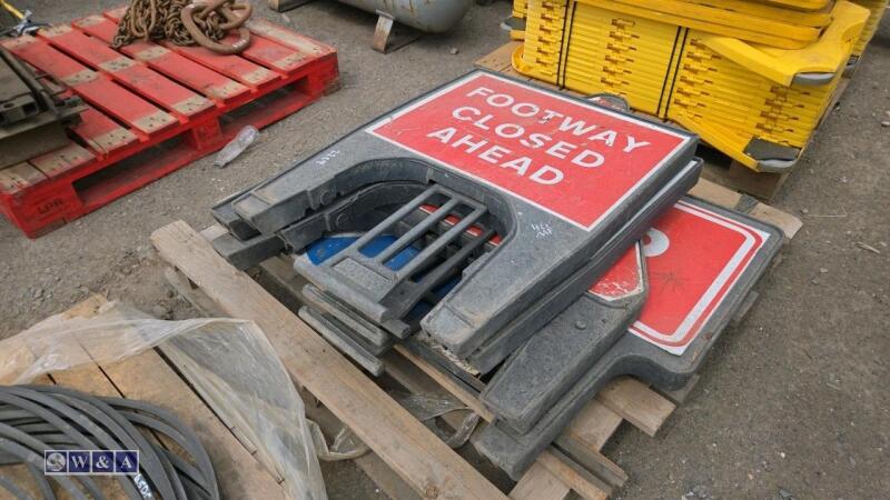 Quantity of road signs
