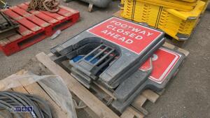 Quantity of road signs