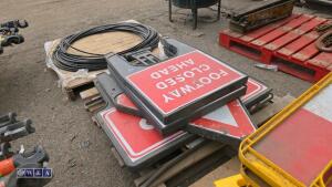 Quantity of road signs - 2