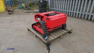 2026 CAPTOK CK800 rubber tracked petrol remote control mower c/w remote - 3