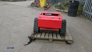 2026 CAPTOK CK800 rubber tracked petrol remote control mower c/w remote - 4