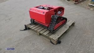 2026 CAPTOK CK800 rubber tracked petrol remote control mower c/w remote - 5