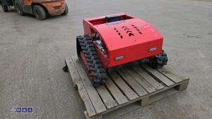 2026 CAPTOK CK800 rubber tracked petrol remote control mower c/w remote - 7