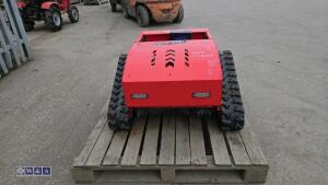 2026 CAPTOK CK800 rubber tracked petrol remote control mower c/w remote - 8