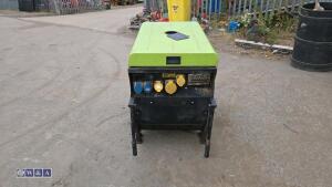 PRAMAC P6000 6kva diesel dual volt generator - 4
