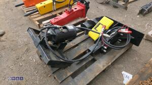DELANO auger & DELANO machine breaker to suit compact skidsteer - 2