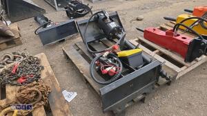DELANO auger & DELANO machine breaker to suit compact skidsteer - 3