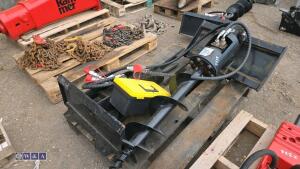 DELANO auger & DELANO machine breaker to suit compact skidsteer - 4