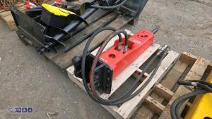 KOMAC hydraulic machine breaker c/w hoses (25mm pins) - 2