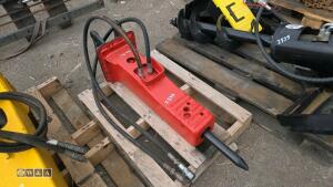 KOMAC hydraulic machine breaker c/w hoses (25mm pins) - 3