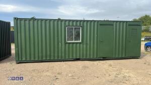30' steel secure welfare container - 2