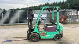 MITSUBISHI FD15 1.5t diesel driven forklift truck (s/n 50889) with triple mast & side-shift - 2