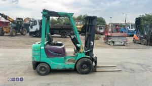 MITSUBISHI FD15 1.5t diesel driven forklift truck (s/n 50889) with triple mast & side-shift - 6