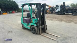 MITSUBISHI FD15 1.5t diesel driven forklift truck (s/n 50889) with triple mast & side-shift - 7