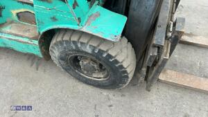 MITSUBISHI FD15 1.5t diesel driven forklift truck (s/n 50889) with triple mast & side-shift - 11