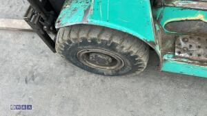 MITSUBISHI FD15 1.5t diesel driven forklift truck (s/n 50889) with triple mast & side-shift - 17
