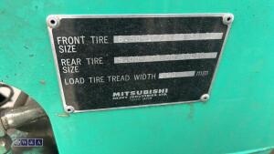 MITSUBISHI FD15 1.5t diesel driven forklift truck (s/n 50889) with triple mast & side-shift - 21