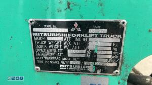 MITSUBISHI FD15 1.5t diesel driven forklift truck (s/n 50889) with triple mast & side-shift - 22