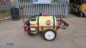 HARDI towable push pull petrol powered boom sprayer c/w Briggs & Stratton engine - 2