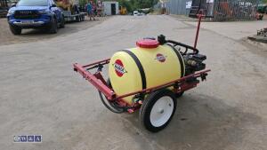 HARDI towable push pull petrol powered boom sprayer c/w Briggs & Stratton engine - 5