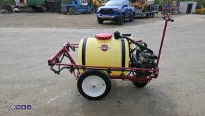 HARDI towable push pull petrol powered boom sprayer c/w Briggs & Stratton engine - 6