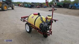 HARDI towable push pull petrol powered boom sprayer c/w Briggs & Stratton engine - 7