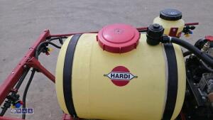 HARDI towable push pull petrol powered boom sprayer c/w Briggs & Stratton engine - 12
