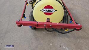 HARDI towable push pull petrol powered boom sprayer c/w Briggs & Stratton engine - 13
