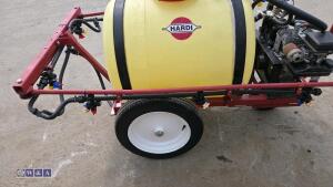 HARDI towable push pull petrol powered boom sprayer c/w Briggs & Stratton engine - 15
