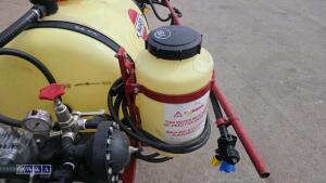 HARDI towable push pull petrol powered boom sprayer c/w Briggs & Stratton engine - 16