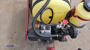 HARDI towable push pull petrol powered boom sprayer c/w Briggs & Stratton engine - 19
