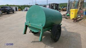 Single axle water bowser (green) - 5