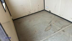 20' steel secure site office container - 9