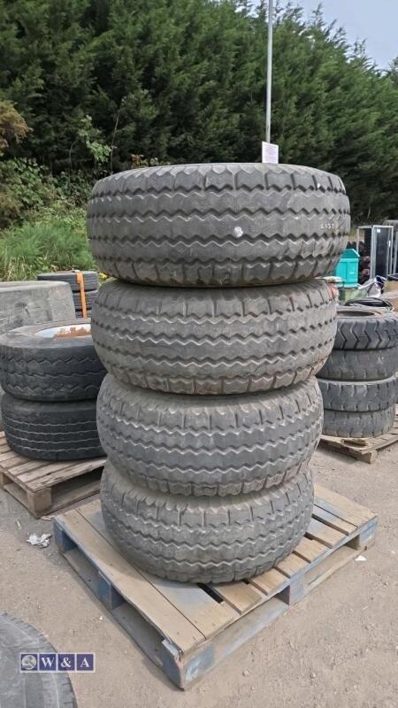 4 x wheels & tyres (15.0/70-18)