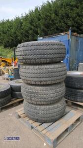 4 x wheels & tyres (15.0/70-18) - 2