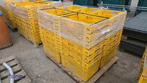 Approx 30 x heavy duty stacking boxes - 2