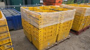Approx 30 x heavy duty stacking boxes - 3