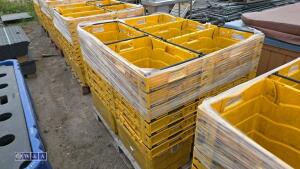 Approx 30 x heavy duty stacking boxes - 3