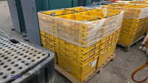 Approx 30 x heavy duty stacking boxes - 2