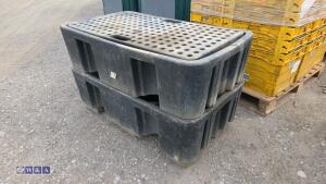 2 x oil drum bunds - 3