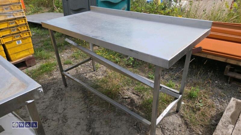 Stainless steel worktable