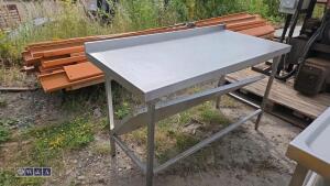 Stainless steel worktable - 2