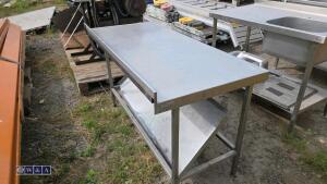 Stainless steel worktable - 3