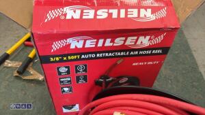 NEILSEN 50ft auto retractable air hose reel (unused) - 2